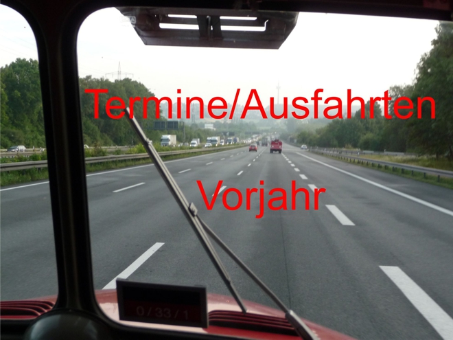 Termine Vorjahr
